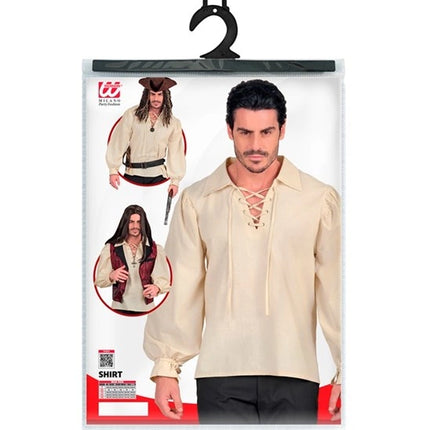 MAGLIETTA BEIGE DAL CARATTERE STORICO