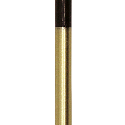 Candele nere e dorate tinte a immersione, 9,5 cm, 12 pezzi