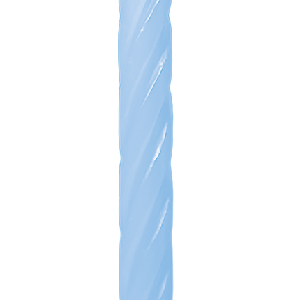 Candele azzurro chiaro 5 cm, 24 pezzi