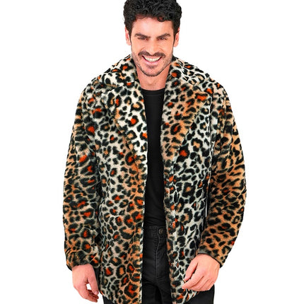 Cappotto di pelliccia Leopard Plush