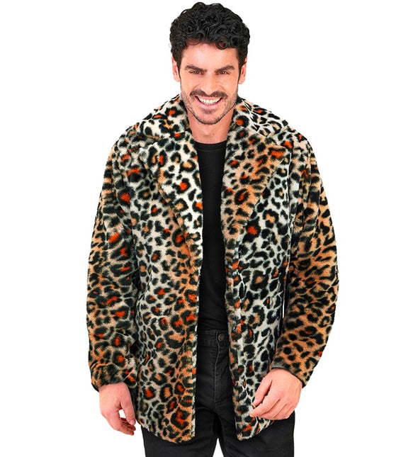 Cappotto di pelliccia Leopard Plush