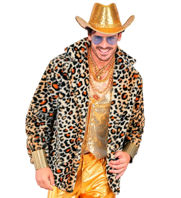 Cappotto di pelliccia Leopard Plush