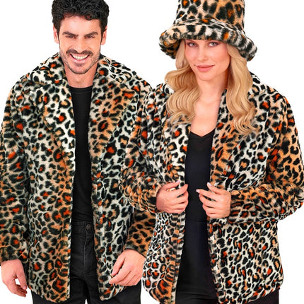 Cappotto di pelliccia Leopard Plush