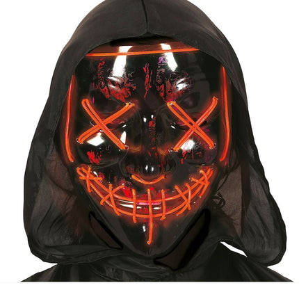 Maschera luminosa di Halloween
