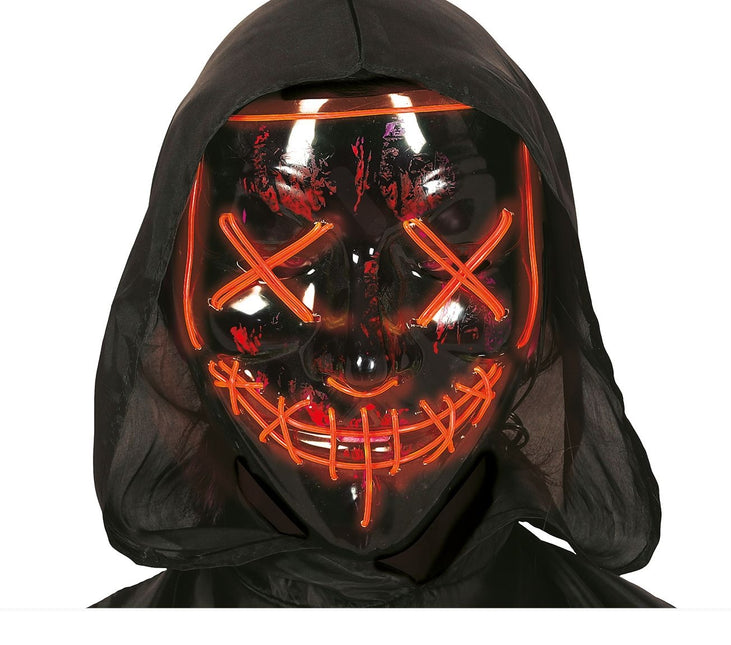 Maschera luminosa di Halloween