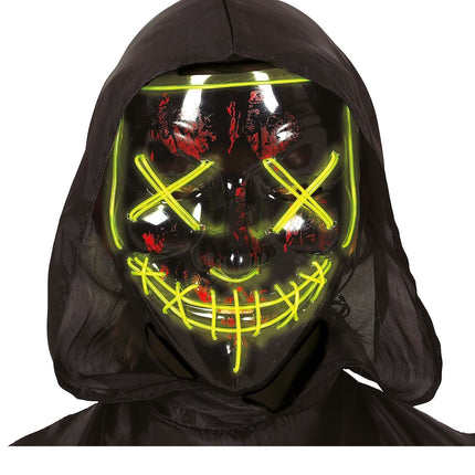 Maschera luminosa di Halloween