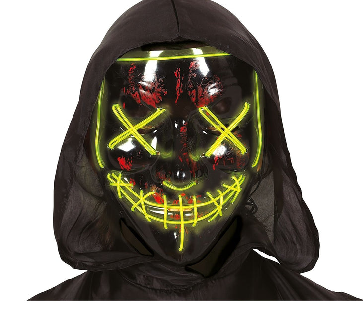 Maschera luminosa di Halloween