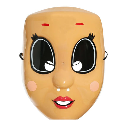 Bambola con maschera di Halloween