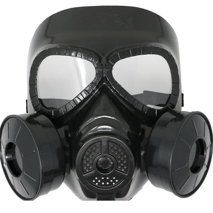 Maschera antigas di Halloween nera