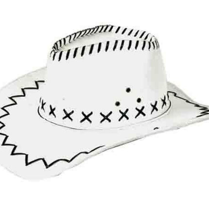 Cappello da cowboy bianco