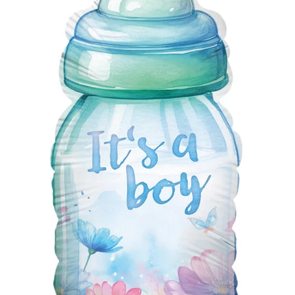 Palloncino blu all’elio “It’s a Boy” (vuoto) 78 cm