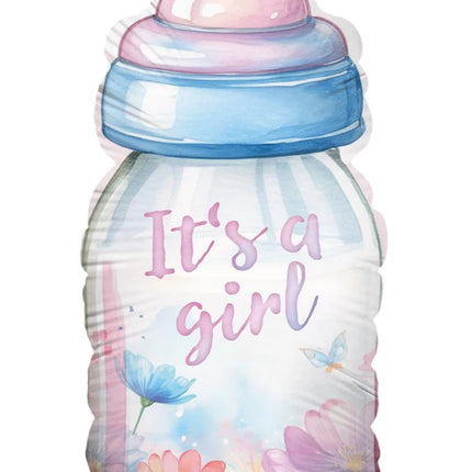 Palloncino ad elio "It'S A Girl" - Contenitore vuoto - 78 cm