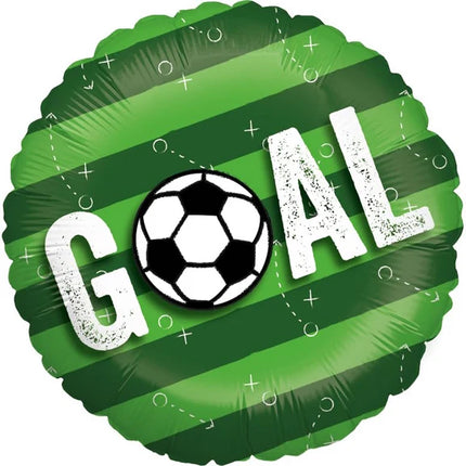 Palloncino da calcio a elio "Goal" vuoto, 45 cm