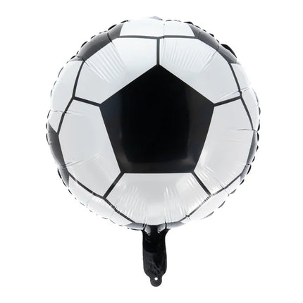 Palloncino a elio a forma di pallone da calcio, rotondo, vuoto, 45 cm