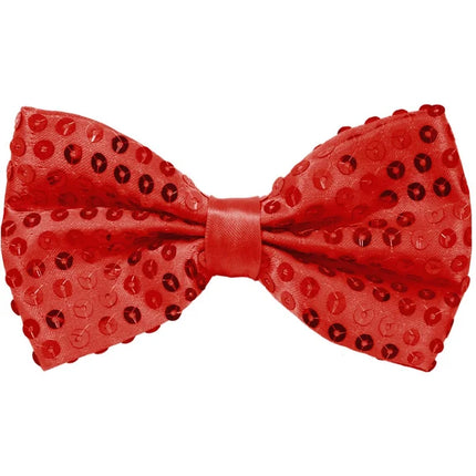 Fiocco rosso con glitter
