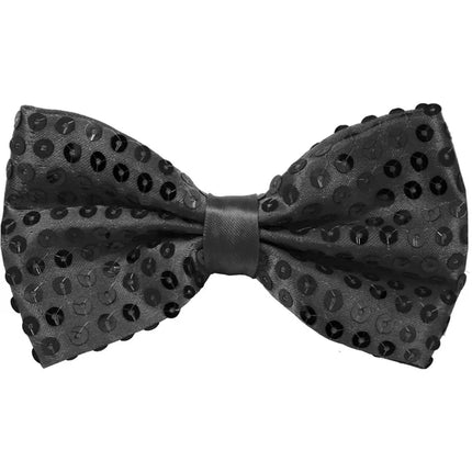 Fiocco nero con glitter