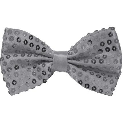 Fiocco d'argento con glitter