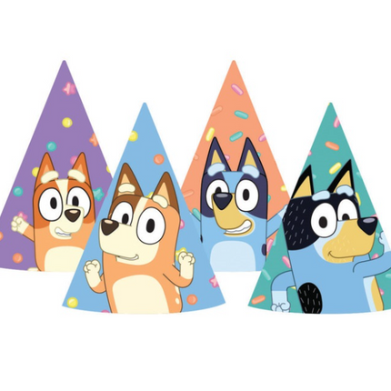 8 CAPPELLINI DA FESTA BLUEY