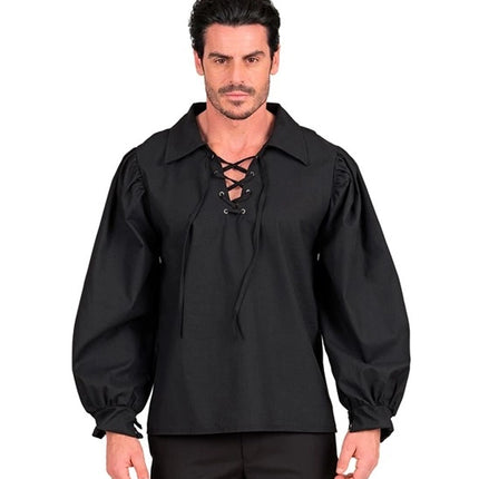 MAGLIETTA NERA IN STILE STORICO