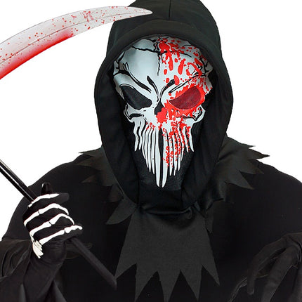 MASCHERA INCAPPUCCIATA DEL MIETITORE SANGUINARIO