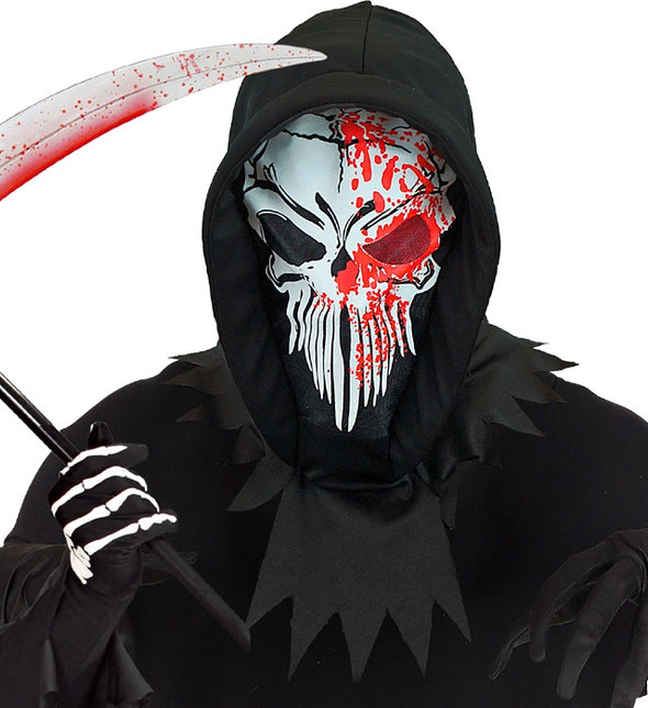 MASCHERA INCAPPUCCIATA DEL MIETITORE SANGUINARIO