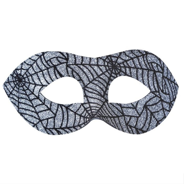 Halloween Maschera per gli occhi Ragnatela
