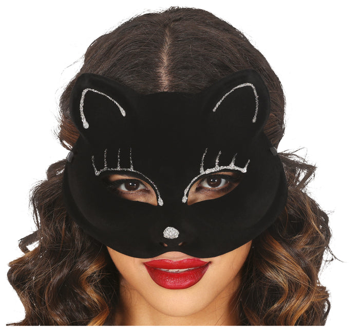 Maschera da gatto nera