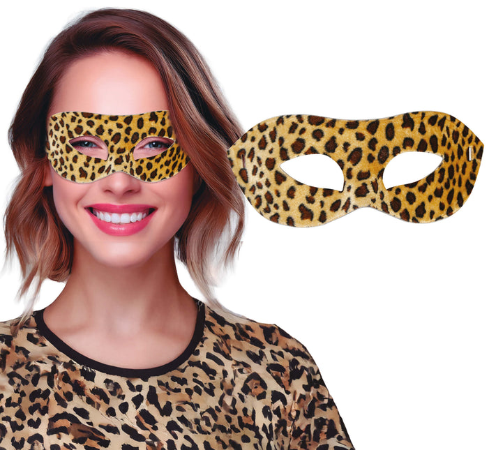 Maschera per gli occhi leopardata
