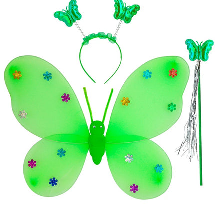 SET DI FARFALLE VERDE