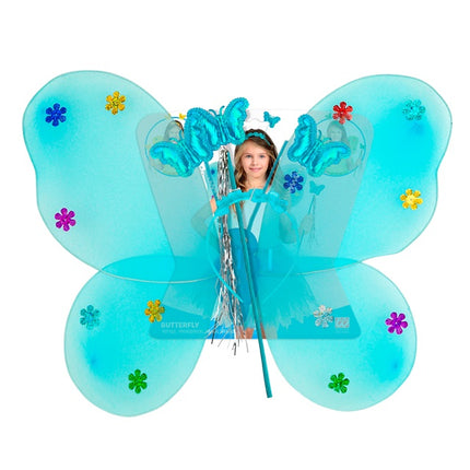 SET DI FARFALLE BLU