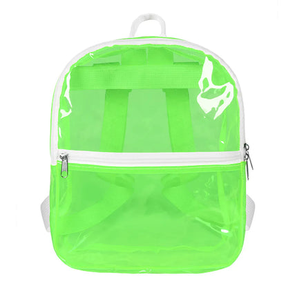 Zaino Clarity verde neon (28 x 23 x 10 cm)
