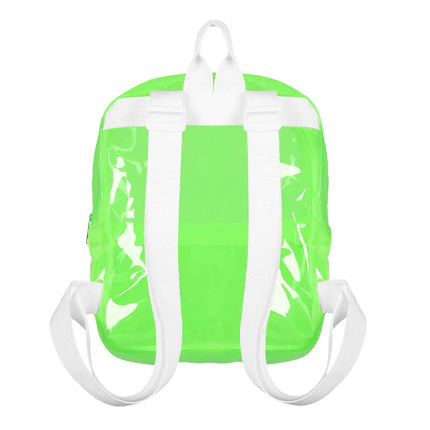 Zaino Clarity verde neon (28 x 23 x 10 cm)