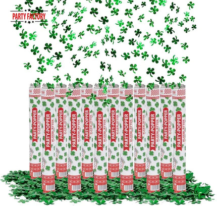Cannone sparacoriandoli verde "Quadrifoglio" 40 cm