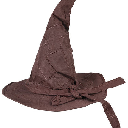 Bambino mago dal cappello marrone