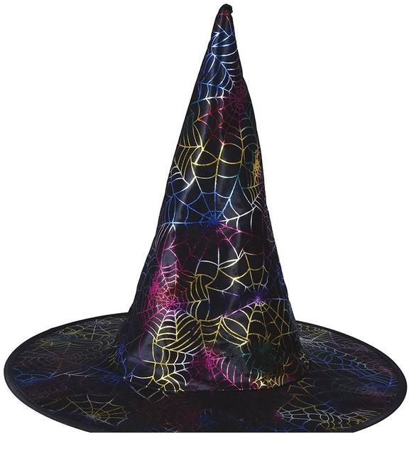 Cappello da strega di Halloween con ragni bambino