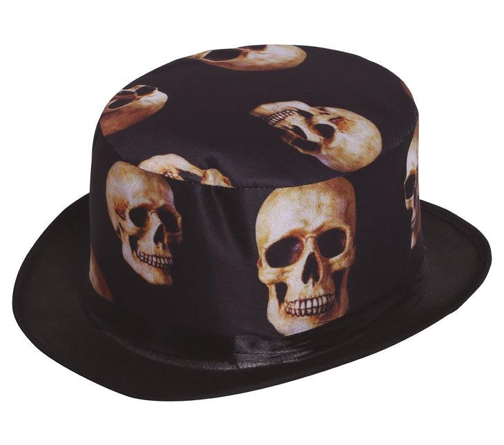 Cappello con teschio di Halloween