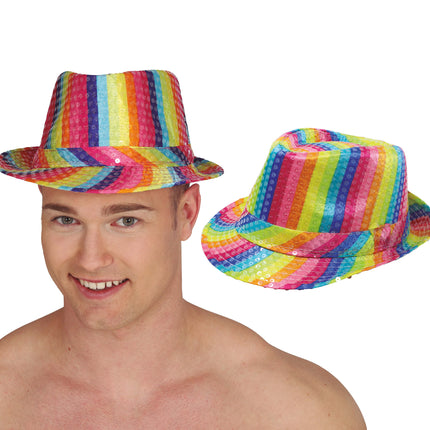 Cappello Paillettes Multicolore