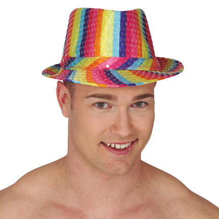Cappello Paillettes Multicolore
