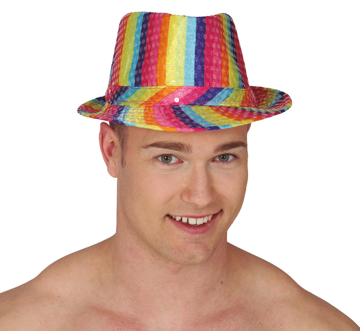 Cappello Paillettes Multicolore