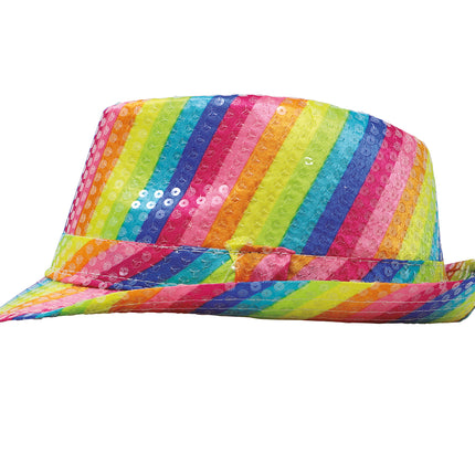 Cappello Paillettes Multicolore