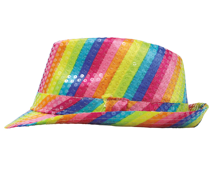 Cappello Paillettes Multicolore