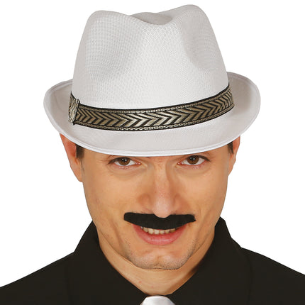 Cappello da gangster bianco