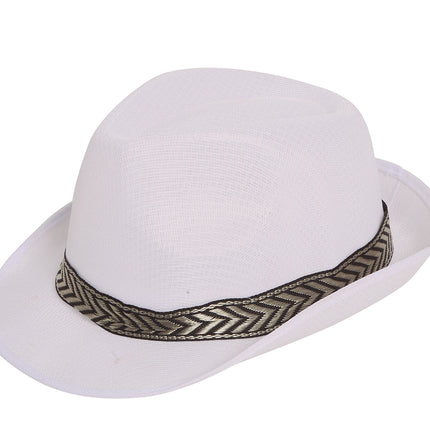 Cappello da gangster bianco