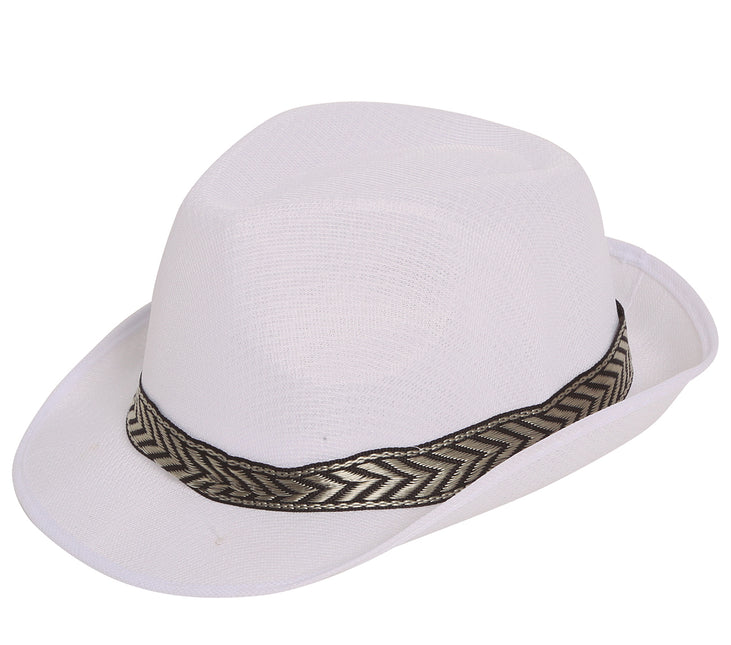 Cappello da gangster bianco