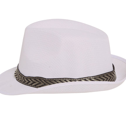 Cappello da gangster bianco