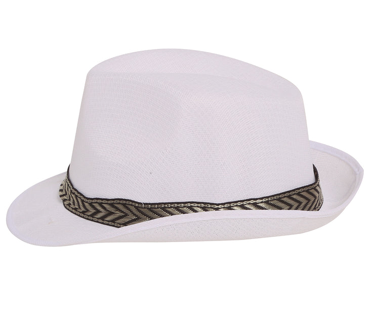 Cappello da gangster bianco