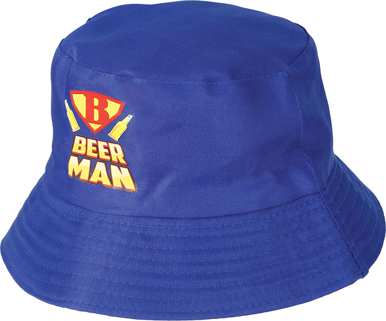 Cappello da birra blu