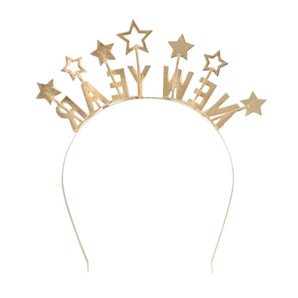 Cerchietto per capelli Happy New Year Stars