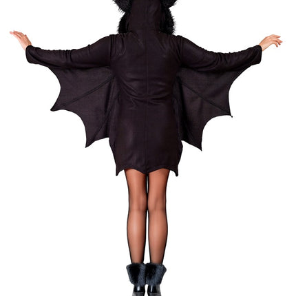 VESTITO DA PIPISTRELLO CON CAPPUCCIO