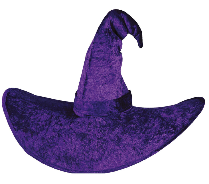 Cappello viola da strega grande